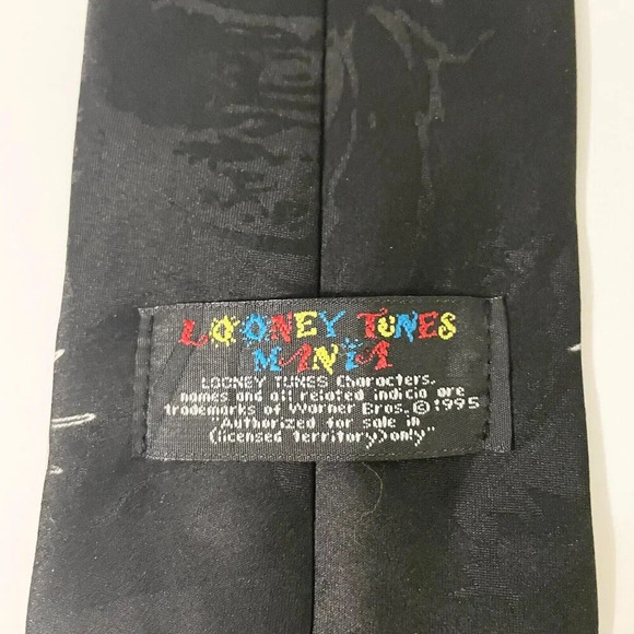 Vintage 1995 Looney Tunes Mania Mens Necktie Bugs Bunny 56 Inch - Picture 7 of 16